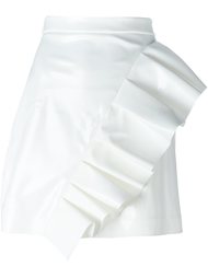 короткая юбка с оборкой MSGM