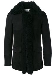 дубленка с шерстяным воротником  Saint Laurent