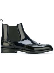 перфорированные ботинки челси Church's