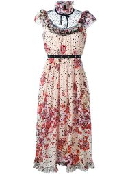 платье с цветочным принтом   Giamba