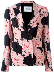 блейзер с цветочным принтом MSGM