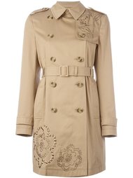 тренч с вышивкой Red Valentino