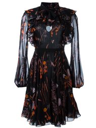 платье с оборками Giambattista Valli