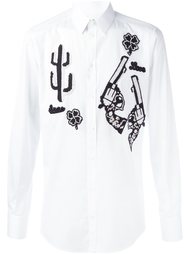 рубашка с нашивкой Dolce & Gabbana