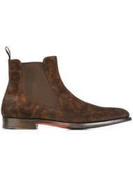 ботинки Челси с потертой отделкой Santoni