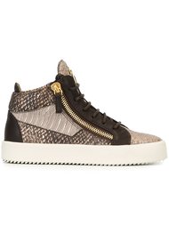хайтопы 'Kris' с панельным дизайном Giuseppe Zanotti Design