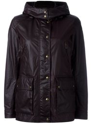 leather-effect hooded jacket Belstaff