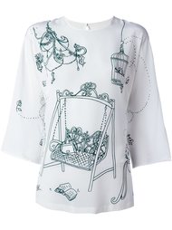 топ с графическим принтом Dolce &amp; Gabbana