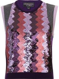 sequined gilet Giambattista Valli