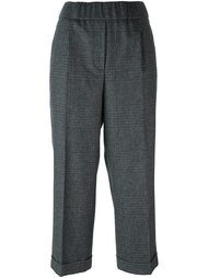 укороченные брюки со стрелками Brunello Cucinelli