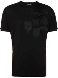 футболка с нашивкой  Dsquared2