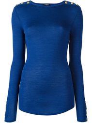 джемпер с эполетами Balmain