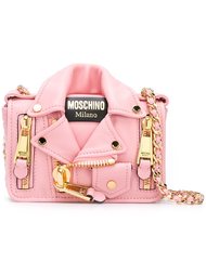 байкерская сумка через плечо Moschino