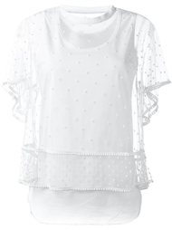 топ с вышивкой  Chloé