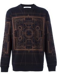 толстовка с принтом  Givenchy