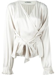 блузка с запахом  Christian Dior Vintage