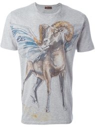 футболка с принтом козы Etro
