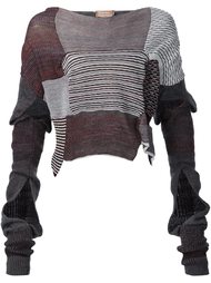 свитер в стиле пэчворк 'Paris'  Vivienne Westwood