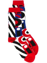 'Open Minded' socks Henrik Vibskov