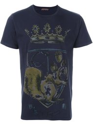футболка с принтом короны Etro