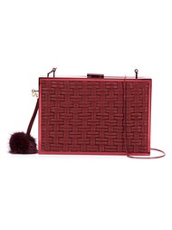 woven clutch Monique Lhuillier