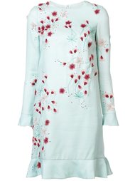 floral appliqué dress Monique Lhuillier