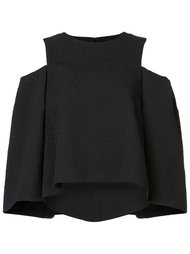 cold-shoulder blouse Monique Lhuillier