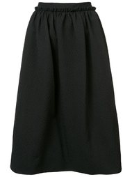 textured midi skirt Monique Lhuillier