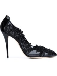 embellished stiletto pumps Oscar de la Renta