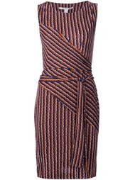 striped wrap dress Diane Von Furstenberg