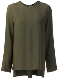 long-sleeve crew neck top Adam Lippes