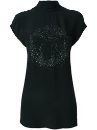 топ с логотипом  Versace