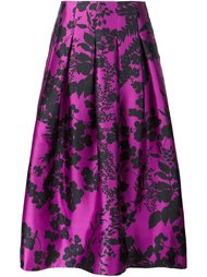 юбка с цветочным принтом  Oscar de la Renta