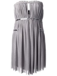 silver-tone detail strapless dress Jay Ahr