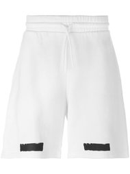 спортивные шорты с полосатым принтом Off-White
