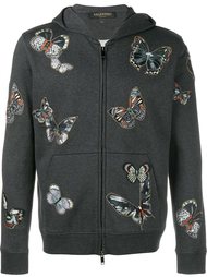 толстовка с вышивкой бабочек Valentino