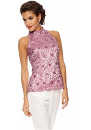 Топ с пайетками