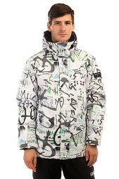 Куртка утепленная Quiksilver Mission Print Hieline White