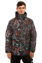 Куртка утепленная Quiksilver Mission Print Hieline Blue