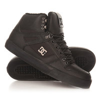 Кеды кроссовки высокие DC Spartan High Wc Black 3