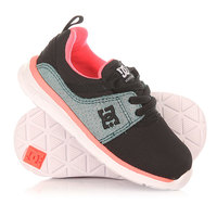 Кеды кроссовки низкие детские DC Heathrow Black/Multi/White