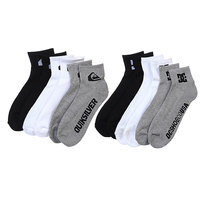 Комплект носков Quiksilver, DC Неделя Без Забот Black/White/Grey
