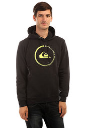 Толстовка кенгуру Quiksilver Big Logo Hood Black