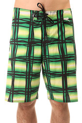 Шорты пляжные Volcom V4s Wavey Plaid Scrubs Green Europe