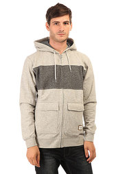 Толстовка классическая Quiksilver Darkvoicezip Otlr Grey Heather