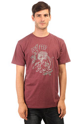 Футболка Quiksilver Heatebabotroubl Plum Wine Heather