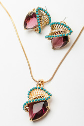 Комплект: серьги, кулон Paola Visconti