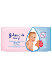 Салфетки влажные Нежная забота JOHNSONS BABY