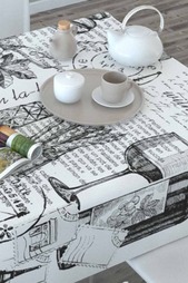 Скатерть 3D Вырезка из журнала Сирень