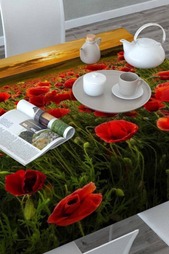 Скатерть 3D Природа на закате Сирень
